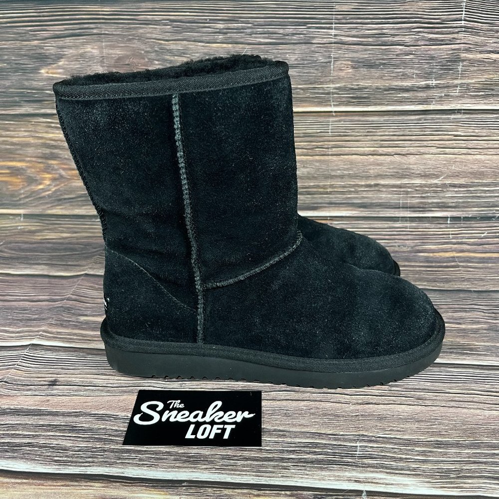 Koolaburra by Ugg Women's Black Suede Fur Lined Winter‎ Boots